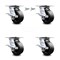 Service Caster 5 Inch Glass Filled Nylon Caster Set with Roller Bearing 4 Brake 2 Swivel Lock SCC-35S520-GFNR-SLB-BSL-2-SLB-2 - alternate 1